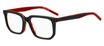 HUGO Brille HG 1340/G 0A4 in rot/schwarz